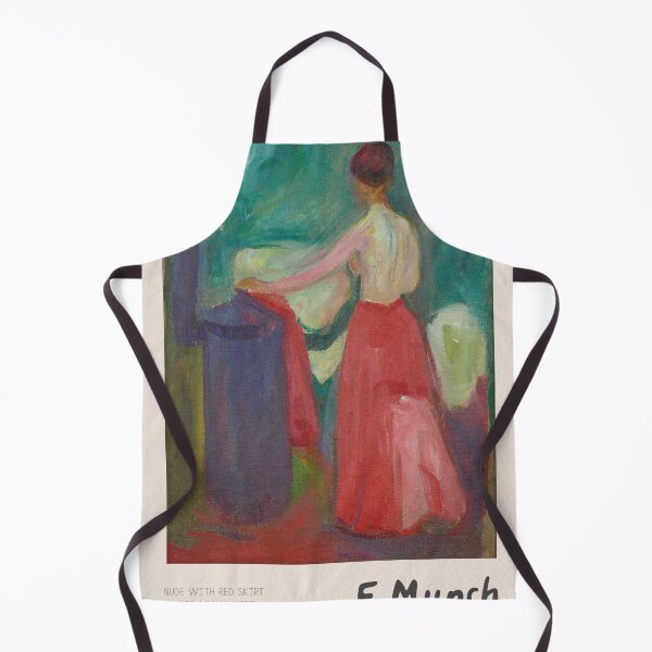 Item preview, Edvard Munch Nude with Red Skirt designed and sold by LaFabricaArt.