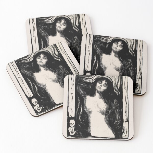 Item preview, Edvard Munch Madonna Symbolist Expressionism designed and sold by LaFabricaArt.