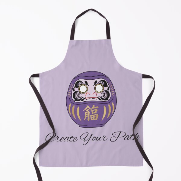 Item preview, Create Your Path Purple Daruma Motivational Illustration designed and sold by daila70.