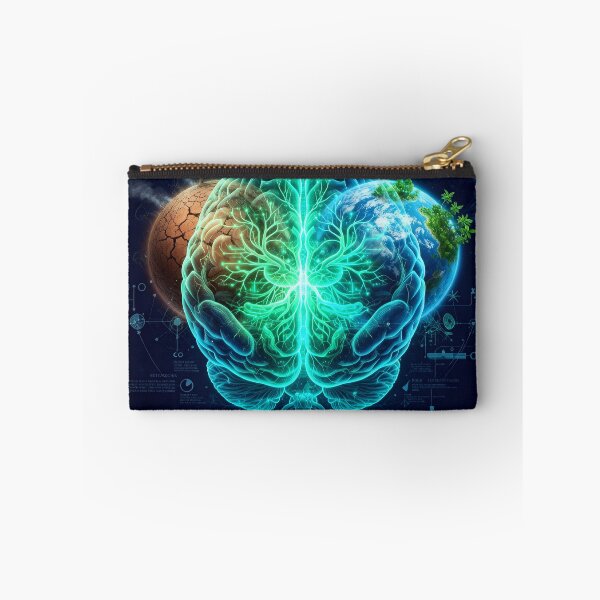 Item preview, Celestial Brain Cosmic Planet Earth designed and sold by YggdraFun.