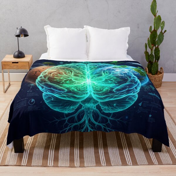 Item preview, Celestial Brain Cosmic Planet Earth designed and sold by YggdraFun.