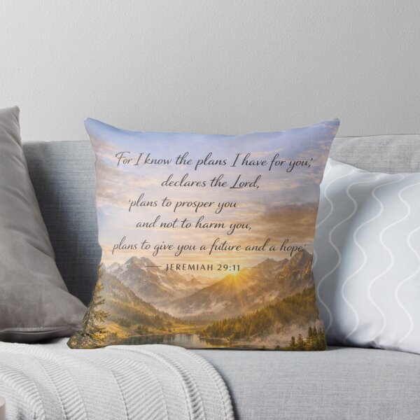Item preview, God’s Plans – Christian Inspirational Landscape Wall Art (Jeremiah 29:11) designed and sold by Neon Ink Designs.