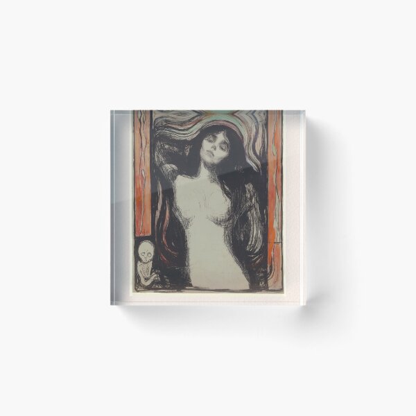 Item preview, Edvard Munch Madonna Color Lithograph designed and sold by LaFabricaArt.