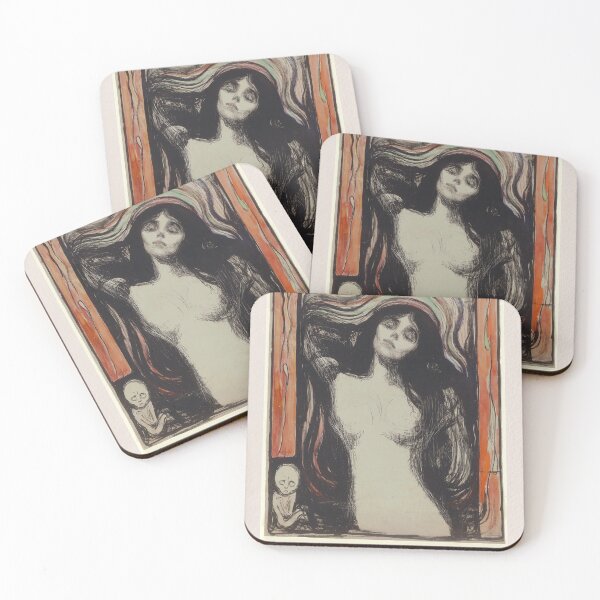 Item preview, Edvard Munch Madonna Color Lithograph designed and sold by LaFabricaArt.