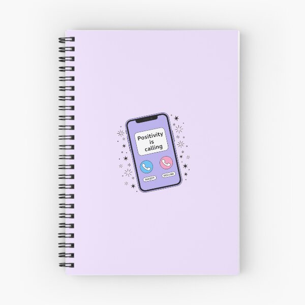 Item preview, Positivity Is Calling - Cute Aesthetic Phone Screen Sticker designed and sold by minki-graphics.