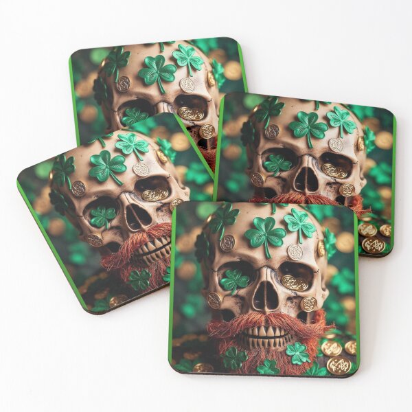 Item preview, St. Patty's Day Lucky Skull  designed and sold by Kronic Universe.