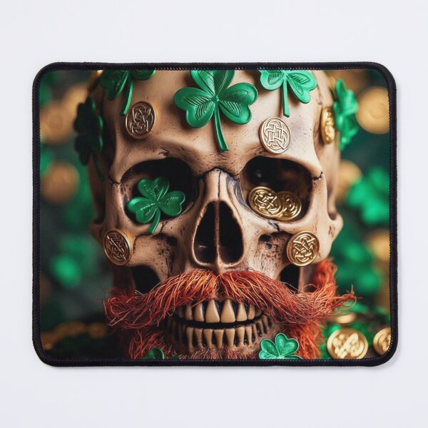 Item preview, St. Patty's Day Lucky Skull  designed and sold by Kronic Universe.