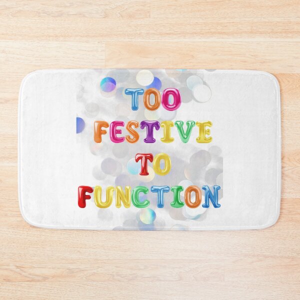 Item preview, ✴️ TOO FESTIVE TO FUNCTION ✴️ designed and sold by WheelieGdArt.