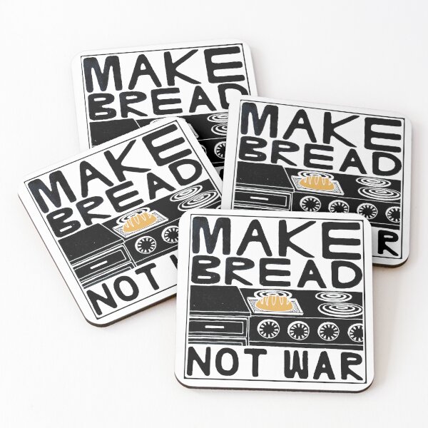 Item preview, Make Bread, Not War designed and sold by drawnt0bigskies.