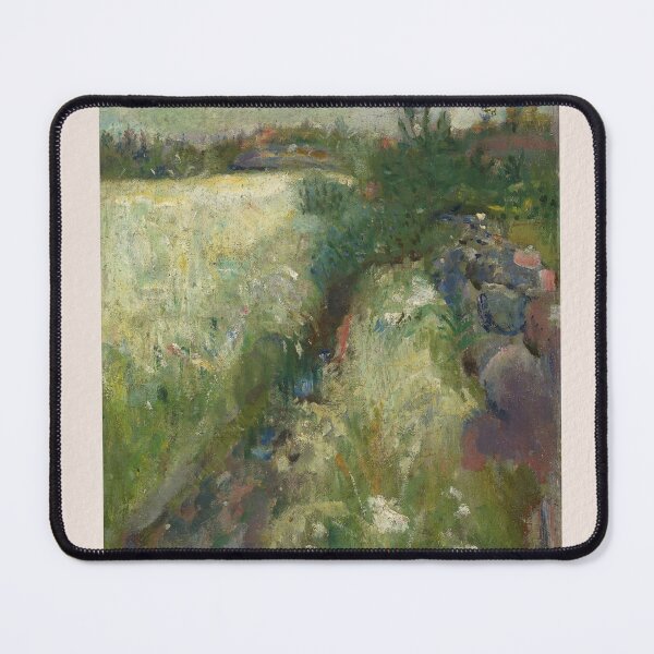 Item preview, Edvard Munch Flowery Meadow Expressionism designed and sold by LaFabricaArt.