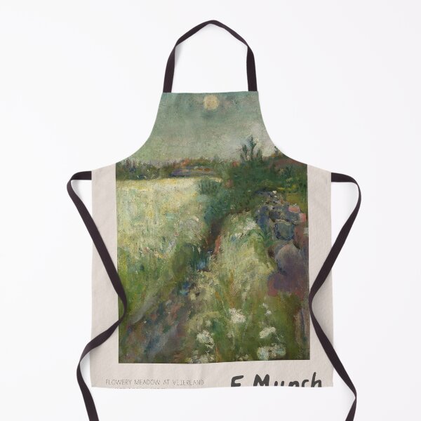 Item preview, Edvard Munch Flowery Meadow Expressionism designed and sold by LaFabricaArt.
