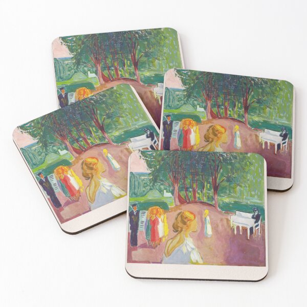 Item preview, Edvard Munch Flirting in the Park designed and sold by LaFabricaArt.