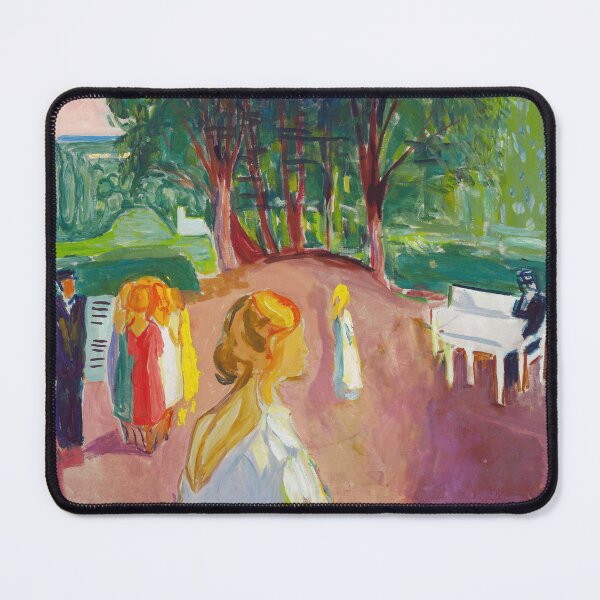 Item preview, Edvard Munch Flirting in the Park designed and sold by LaFabricaArt.