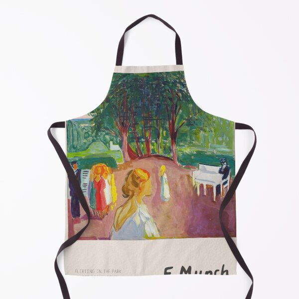 Item preview, Edvard Munch Flirting in the Park designed and sold by LaFabricaArt.