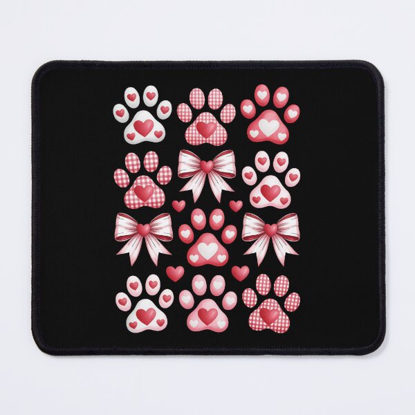 Item preview, Pattern of Heart and Paw Prints designed and sold by jkrphoto.