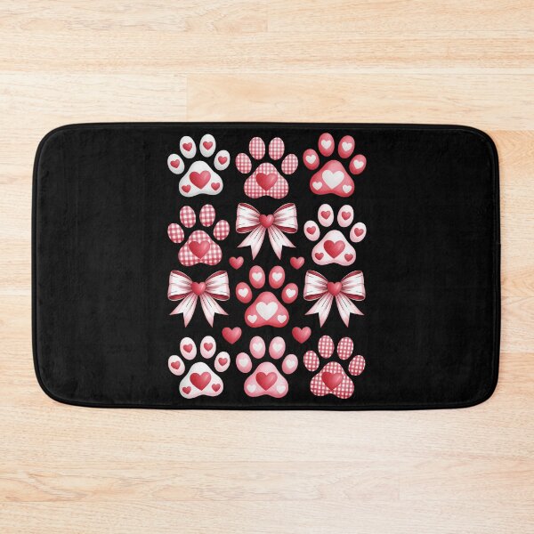 Item preview, Pattern of Heart and Paw Prints designed and sold by jkrphoto.