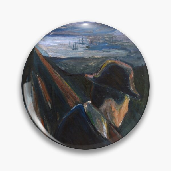 Item preview, Edvard Munch Despair Expressionist Landscape designed and sold by LaFabricaArt.