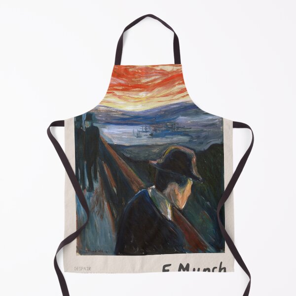 Item preview, Edvard Munch Despair Expressionist Landscape designed and sold by LaFabricaArt.