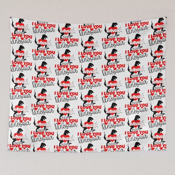 Item preview, Rawr Means I Love You: Cute T-Rex Valentine designed and sold by Polarisofficial.