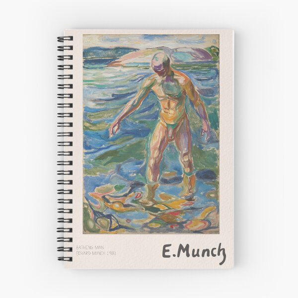 Item preview, Edvard Munch Bathing Man Expressionism designed and sold by LaFabricaArt.