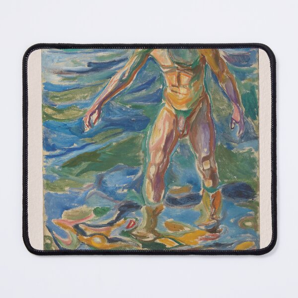 Item preview, Edvard Munch Bathing Man Expressionism designed and sold by LaFabricaArt.