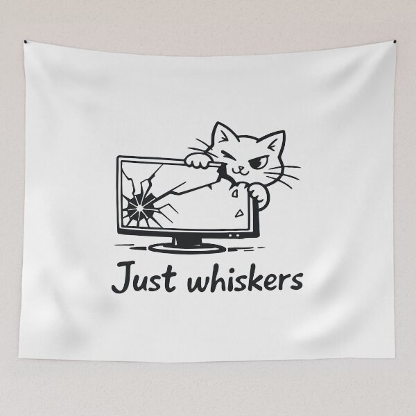 Item preview, Just Whiskers designed and sold by SnappyPNG.