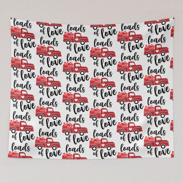 Item preview, Loads of Love: Vintage Red Truck designed and sold by Polarisofficial.