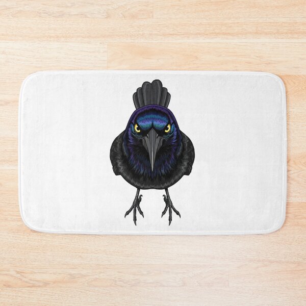 Item preview, Grumpy Black Crow Bird Staring designed and sold by TeeARTHY.