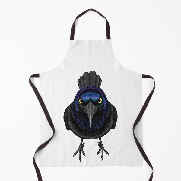 Item preview, Grumpy Black Crow Bird Staring designed and sold by TeeARTHY.