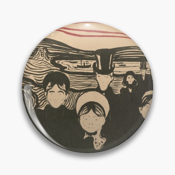 Item preview, Edvard Munch Angst Expressionist Print designed and sold by LaFabricaArt.