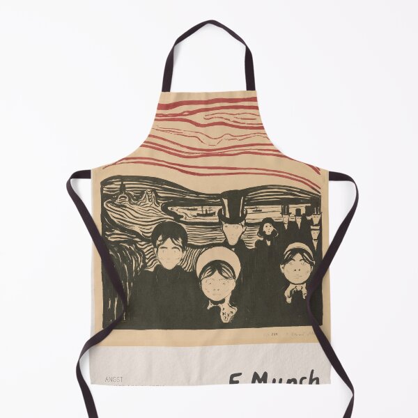 Item preview, Edvard Munch Angst Expressionist Print designed and sold by LaFabricaArt.