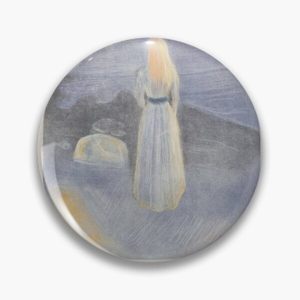 Item preview, Edvard Munch Solitary Woman Symbolism designed and sold by LaFabricaArt.