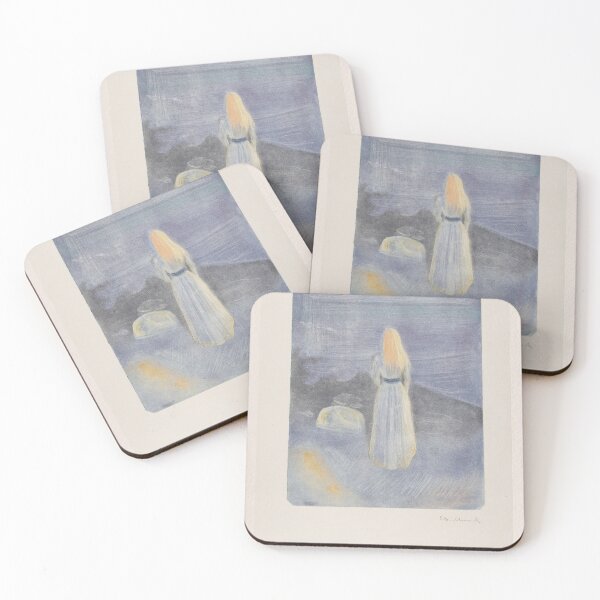 Item preview, Edvard Munch Solitary Woman Symbolism designed and sold by LaFabricaArt.
