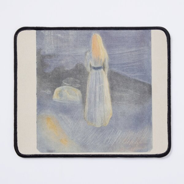 Item preview, Edvard Munch Solitary Woman Symbolism designed and sold by LaFabricaArt.