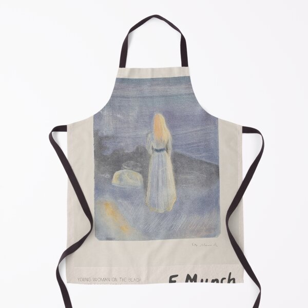 Item preview, Edvard Munch Solitary Woman Symbolism designed and sold by LaFabricaArt.