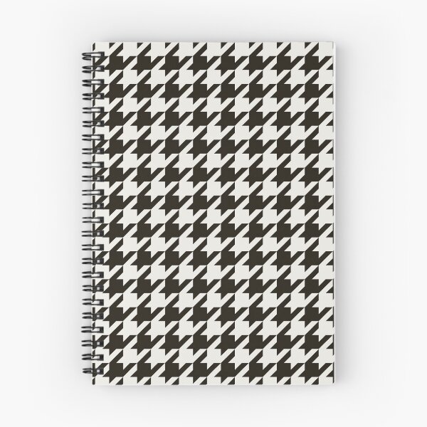 Item preview, Houndstooth - Black & Cloud Dancer designed and sold by Willow & Grace Designs.