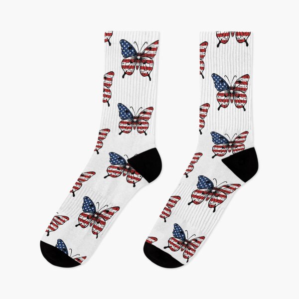 Item preview, American Flag Butterfly  designed and sold by MarshallStickerX.