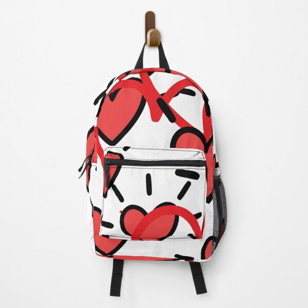 Item preview, Cute Red Heart Pattern – Love & Valentine Doodle designed and sold by 1234saad.