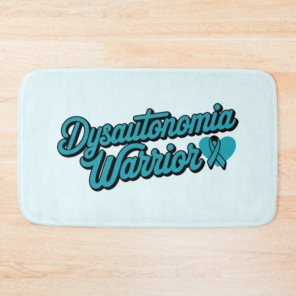 Item preview, Dysautonomia Warrior - Turquoise Ribbon POTS Awareness Quote designed and sold by minki-graphics.