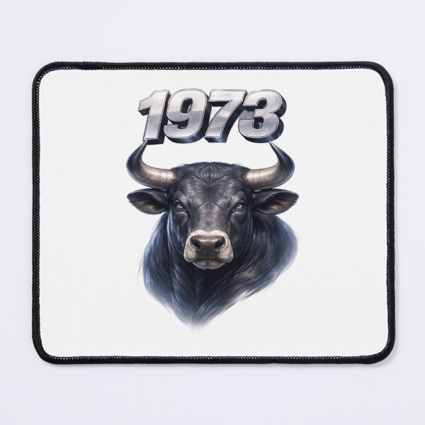 Item preview, 1973 Year of the Ox Eastern Zodiac Ox Strength Power Design designed and sold by AlexLineArt.
