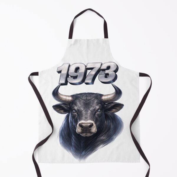 Item preview, 1973 Year of the Ox Eastern Zodiac Ox Strength Power Design designed and sold by AlexLineArt.