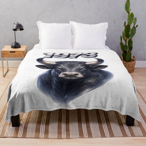 Item preview, 1973 Year of the Ox Eastern Zodiac Ox Strength Power Design designed and sold by AlexLineArt.