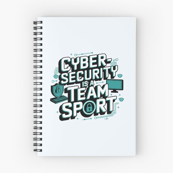 Item preview, Cybersecurity Is A Team Sport - IT Network Safety Quote designed and sold by minki-graphics.