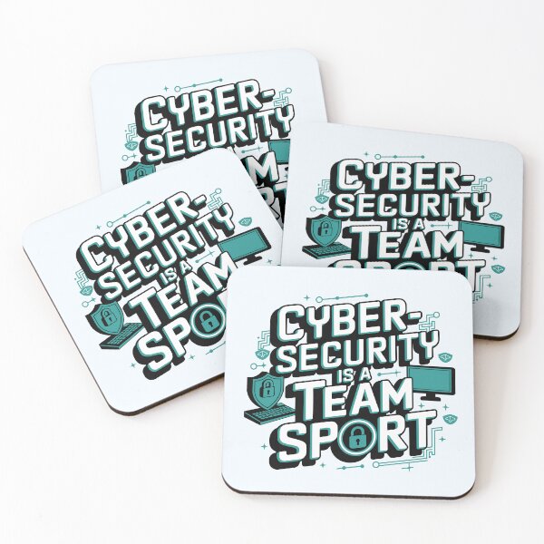 Item preview, Cybersecurity Is A Team Sport - IT Network Safety Quote designed and sold by minki-graphics.
