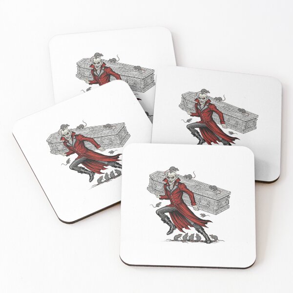 Item preview, Spooky Vampire Running with Coffin and Rats designed and sold by TeeARTHY.