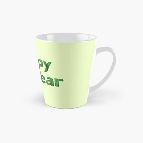 Item preview, Green Textured Happy New Year Typography designed and sold by SyberGen.