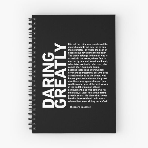 Item preview, Daring Greatly - Man on the Arena - Theodore Roosevelt designed and sold by corbrand.