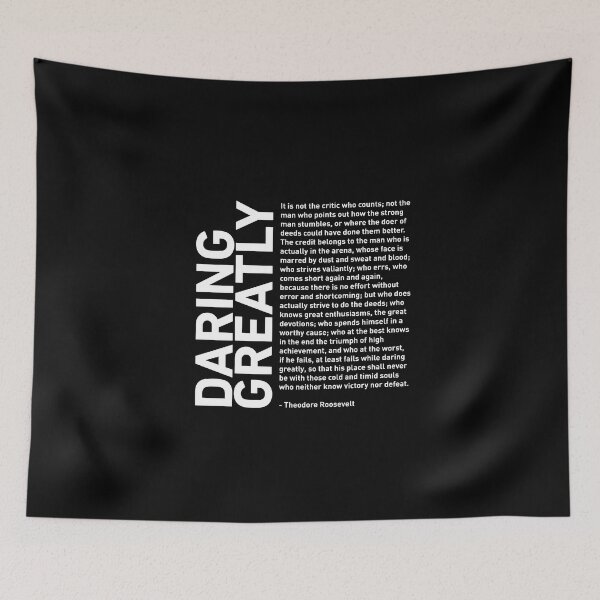 Item preview, Daring Greatly - Man on the Arena - Theodore Roosevelt designed and sold by corbrand.