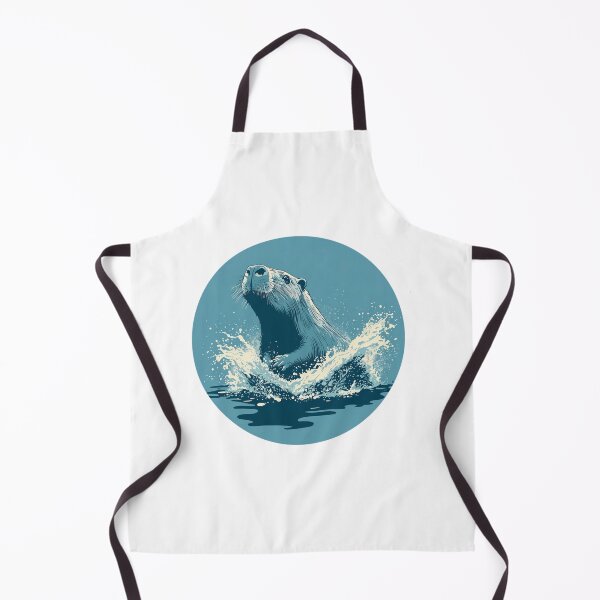 Item preview, Capybara Swimming in the Water designed and sold by KitCatCards.