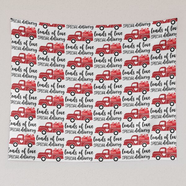 Item preview, Special Delivery: Loads of Love Vintage Truck designed and sold by Polarisofficial.